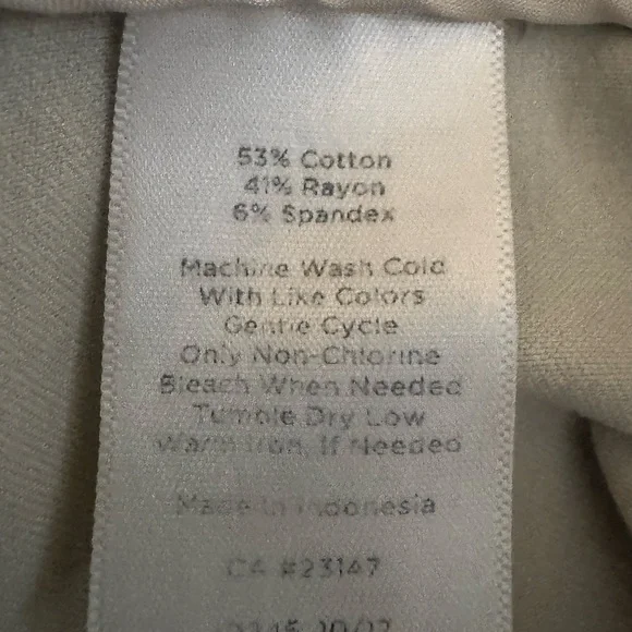 Talbots Chatham Ankle Pants in Beige size Small - Picture 5 of 11